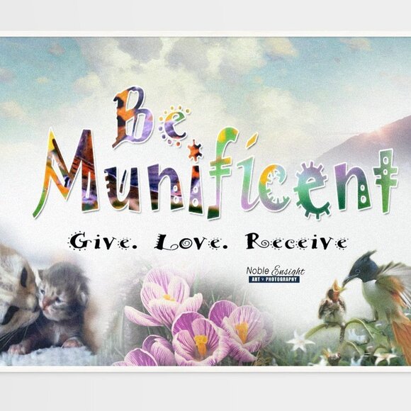 12x18 Be Munificent Fantasy Composite Creative Wall Art Print - Picture 2 of 6